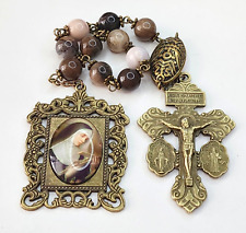 St Rita Tenner Pocket Rosary Patron of Impossible Loneliness Lost Causes picture