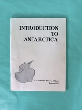 1961 Introduction to Antarctica Booklet US Antarctic Projects Officer picture