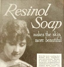 1916 Resinol Shaving Soap Advertisement Hygiene Vanity Ephemera DWMYC1 picture