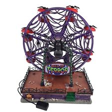 🚨 Lemax Spooky Town Web Of Terror Ferris Wheel #14823 Halloween Village Retired picture