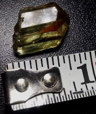 ESTATE ANTIQUE OLD FACET GRADE GEMSTONE ROUGH IMPERIAL ZAMBIA TOPAZ CRYSTAL 18CT picture