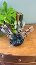 Vintage Test Tube Vase (15 Propagation Tubes) Flower Frog Display Plant Cuttings picture