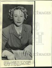 1949 Press Photo Silent film star of 1920s, Swedish-born Anna Q. Nilsson picture