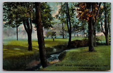 Vintage Postcard IL Champaign Bone Yard Creek University of Illinois c1912 *4230 picture
