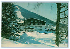 c1950's Snow Clad Mittersill Alpine Inn and Chalets Franconia NH Postcard picture