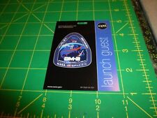 NASA Space-X First Manned Falcon 9 DM-2 Mission Blue Launch Access Badge picture
