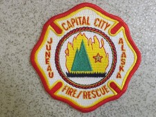 Juneau Capital City Fire Dept. uniform shoulder patch, new cond., AK., Alaska picture