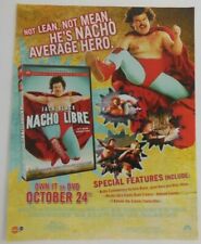 Nacho Libre Print Ad DVD Poster Art PROMO Advert Official Nickelodeon Jack Black picture