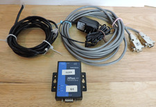 MOXA NPort 5110 RS-232 Serial Device Server Ethernet w/ Power Adapter picture
