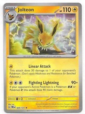 Pokemon TCG: Jolteon 029/131 Poke Ball Pattern holofoil Prismatic Evolution NM picture
