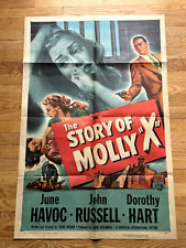 Story of Molly X Original Movie Poster One-Sheet John Russell 1949 Folded 41x27 picture