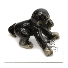 Little Critterz Monkey - Bonobo Baby "Harmony - Miniature Porcelain Figurine picture