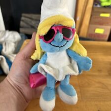 The Smurfs 2013  Movie Smurfette Doll W Sunglasses Plush Stuffed Animal 8