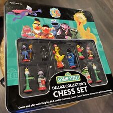 RARE Sesame Street Chess Set Deluxe Collector’s - Missing 3 Pieces picture