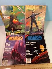 1985-86 Analog Science Fiction Science Fact Magazine Lot of 4 picture