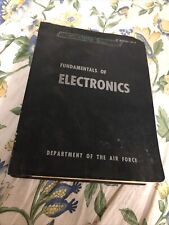 Fundamentals Of Electronics By Department Of The Air Force AF Manual 101-8 picture