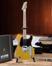 AXE HEAVEN Bruce Springsteen Fender Tele Vintage Blonde Miniature Guitar Disp... picture