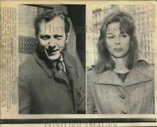 1972 Press Photo Clifford and Edith Irving arrive in New York for hearings. picture