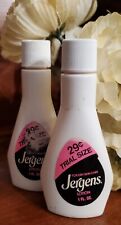 2 Jergens Vintage 1 Oz Hand Body Lotion Full  Small Trial Travel Size 1970's picture