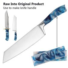 Knife Handle Scales Blank Plate Resin Making Material Mix-color Pattern (Blue) picture