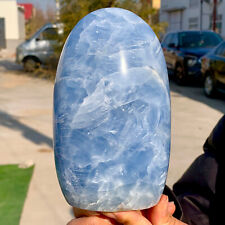 3.41LB Natural blue celestite quartzCrystal specimen mineral Healing picture