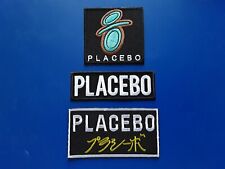 Placebo Sew / Iron On Patches Set of Three Individual Patches picture