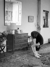 Woman doing Yoga exercises in May 1960 in France Historic 1960s Old Photo picture
