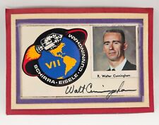 Walt Cunningham Signed Homemade Card Apollo 7 NASA 6