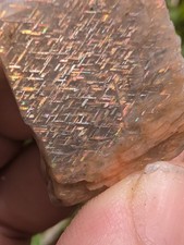 Rainbow Lattice Sunstone 120ct crystal matrix specimen rare gemstone picture