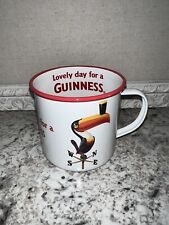 Enamel Toucan On Weathervane Design Mug with Lovely Day for a Guinness picture