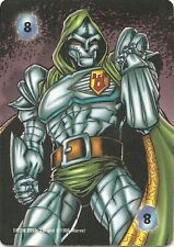 Marvel OVERPOWER 8 Intellect Power card - Doom 2099 - IQ - Very Rare picture