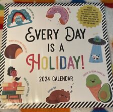 TF PUBLISHING 2024 Every Day's A Holiday Wall Calendar | Large Grids for Appo... picture