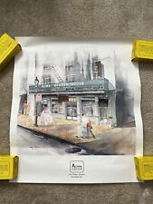 Vintage ACME Oyster House New Orleans Poster Bill Irwin 1992 18” x 21” Approx picture