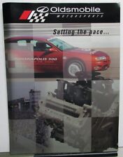 2000 Oldsmobile Motorsports Press Kit Media Release 2001 Aurora Pace Car Signed picture