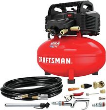 Air Compressor, 6 Gallon, Pancake, Oil-Free with 13 Piece Accessory Kit  picture
