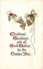 Vintage Postcard 1916 Christmas Greetings and All Good Wishes For Coming Year picture