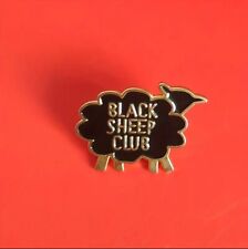 Black Sheep Club Sarcastic Funny Unique Brooch Hat/Lapel Pin picture
