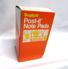 Vintage Scotch Brand Post-It Note Pads Dealer Dispenser Yellow Cat No. 216 picture