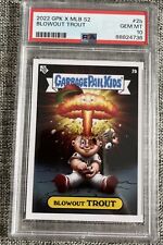 MIKE TROUT 2022 Topps GPK X MLB Series 2 BLOWOUT TROUT Garbage Pail Kids PSA 10 picture