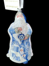 NEIMAN MARCUS TROY BLUE MIDNIGHT LUXEMBOURG CLAUS BREEN ORNAMENT picture