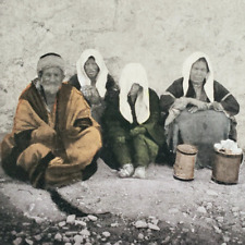 Egyptian Street Beggar Lepers Stereoview c1905 Cairo Egypt Women Men Card C1219 picture