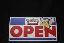 Official Pokemon Promo Open & Closed Sign (Pikachu & Snorlax) (2020) New/Unused picture