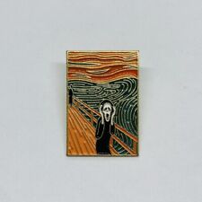 Edvard Munch “The Scream “ Enamel Lapel Pin Abstract Good Tone Art Decor 16 picture