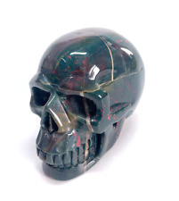 5.4'' Natural Indian AGATE Hand Carved Crystal Skull , Realistic , Healing picture