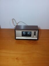 VINTAGE GE General Electric Model Flip Alarm Clock 8116K Tested Works  picture