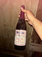 VINTAGE WELCH'S 1985-1996 RED SPARKLING GRAPE JUICE NEW UNOPENED picture
