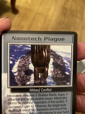 NANOTECH PLAGUE BABYLON 5 CCG COLLECTORS CARD NEAR MINT CRUSADE UNPLAYED picture