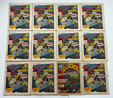 2000 AD DAN DARE Comic Magazine 12pc Lot #57 x11 BRIAN BOLLAND 1978 + #122 1979 picture