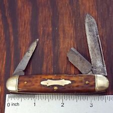 A FIELD & CO PROGRESS Knife Standard STOCKMAN Jigged BONE Handles picture