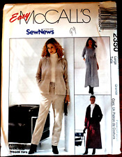 Easy McCall's 2350 Size 16-18 Sewing Pattern UNCUT Knit Dress Jacket Pants Skirt picture